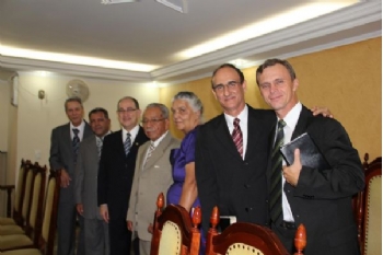 Pastor Antonio, esposa, Paulo Freire e pastores campinenses